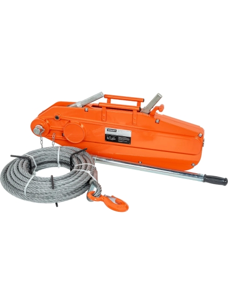 Рычажная тросовая лебедка Gigant 5,4 т, L=20 м GEW-26, Диаметр троса 16мм, МТМ 5400