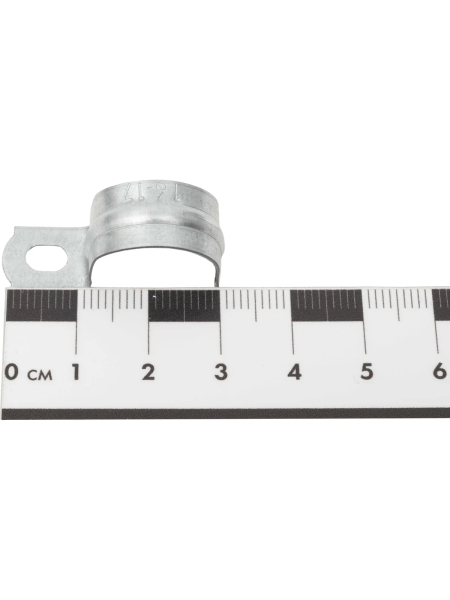 Скоба металлическая Gigant однолапковая СМО 16-17 мм с/о оцинк. 100шт GMB-1/1617O