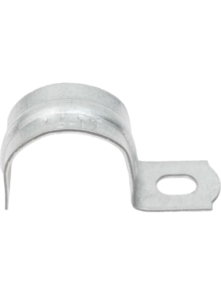 Скоба металлическая Gigant однолапковая СМО 16-17 мм с/о оцинк. 100шт GMB-1/1617O