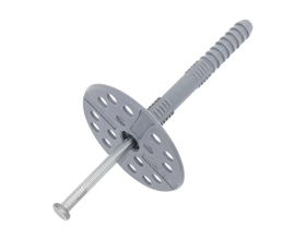 Дюбель для теплоизоляции Gigant (гриб) 10x90 с металлическим гвоздём 50 шт 123870