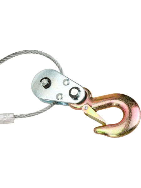 Ручная лебедка с двойным храповым механизмом Gigant 2,5т, Диаметр троса 11мм, длина троса 3,3м, GEW-21