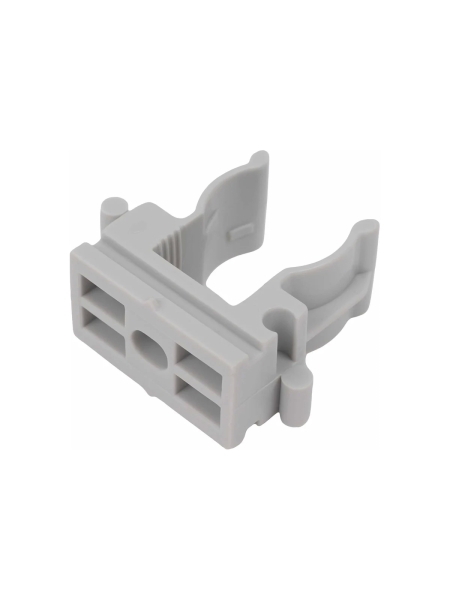 Крепеж-клипса для труб Gigant прямой монтаж D16 серая 100шт 123934