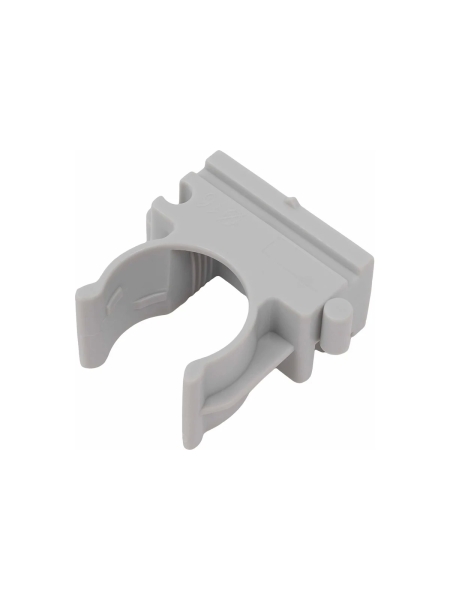 Крепеж-клипса для труб Gigant прямой монтаж D16 серая 100шт 123934