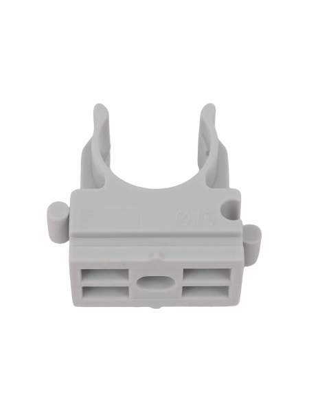 Крепеж-клипса для труб Gigant прямой монтаж D16 серая 100шт 123934