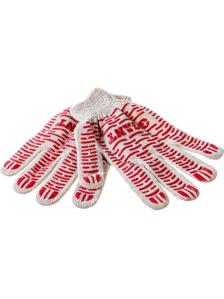 Перчатки Gigant х/б с ПВХ-покрытием, 10 класс, 10 пар, размер 10, GL10-1