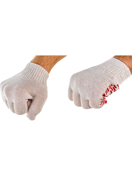 Перчатки Gigant х/б с ПВХ-покрытием, 10 класс, 10 пар, размер 10, GL10-1