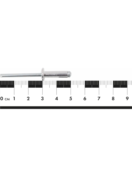 Заклепки вытяжные 4,8x16 100 шт. цинк Gigant 123900