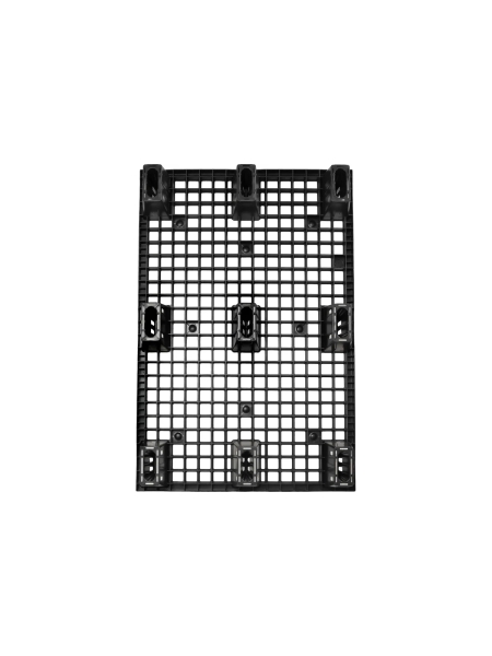 Паллет Gigant 1200x800x140 вкладываемый на ножках чёрный 34202