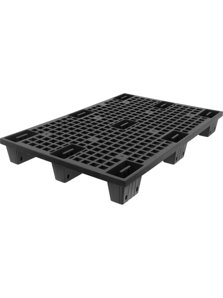 Паллет Gigant 1200x800x140 вкладываемый на ножках чёрный 34202