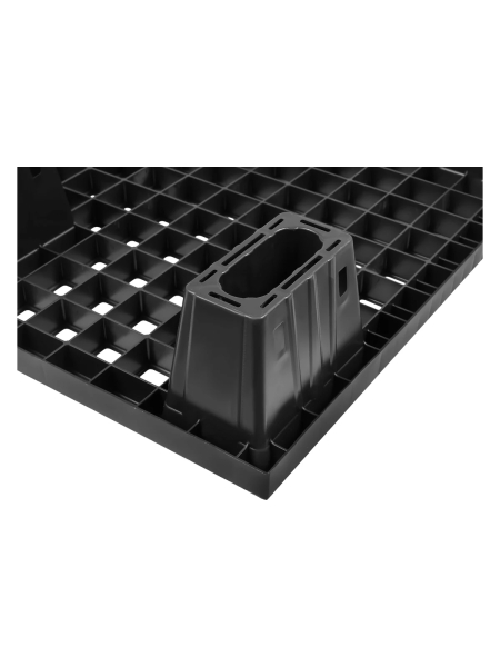 Паллет Gigant 1200x800x140 вкладываемый на ножках чёрный 34202