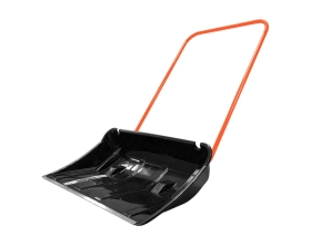 Легкий скрепер для снега Gigant на колесиках с цанговым соединением и эргономичной ручкой GCI-10