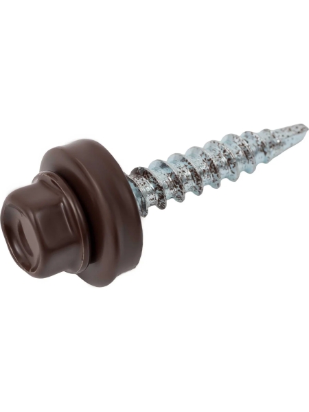 Gigant Кровельный саморез цинк 4,8x29 RAL 8017 сверло 250шт G-124120