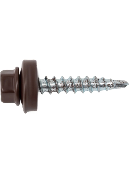 Gigant Кровельный саморез цинк 4,8x29 RAL 8017 сверло 250шт G-124120