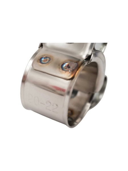 Хомут силовой шарнирный D20-22мм, нерж.сталь Gigant 123984