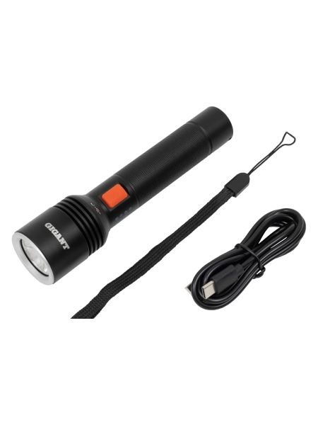 Ручной фонарь Gigant 500Лм алюминиевый профессиональный IPX4 GHL-500