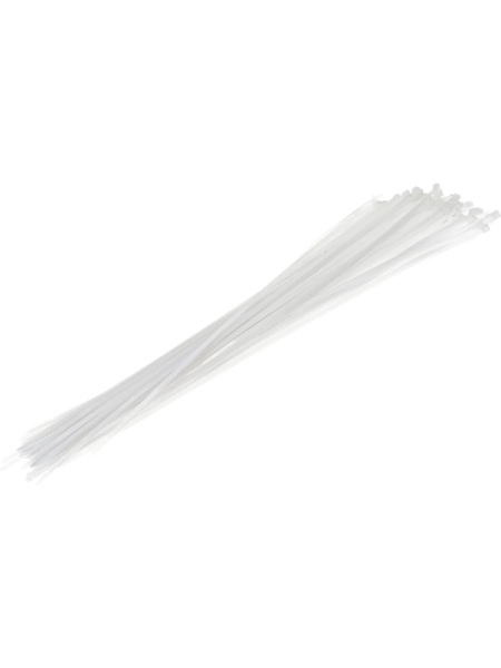 Хомут-стяжка ленточная Gigant 4,8*500 белый, 100 шт. G/1/22