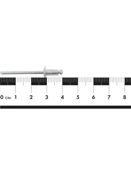 Заклепки вытяжные 3,2x8 100 шт. цинк Gigant 123903