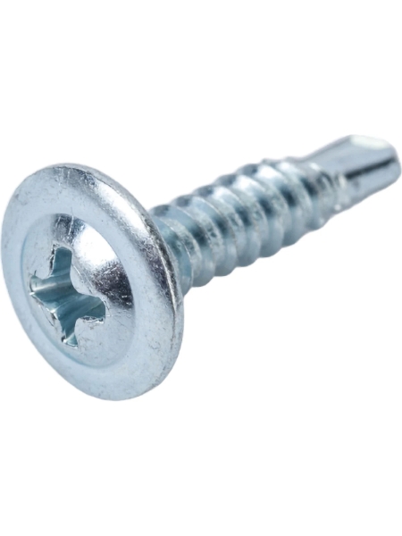 Саморезы Gigant 4,2x19, полусфера, сверло, цинк, 800 шт. 123597