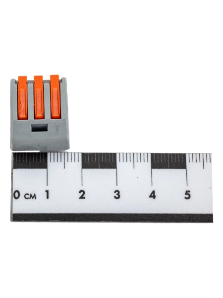 Трехпроводная клемма Gigant 5 шт/уп 0,08-2,5(4)мм² GCT-222-413-5