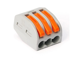 Трехпроводная клемма Gigant 5 шт/уп 0,08-2,5(4)мм² GCT-222-413-5