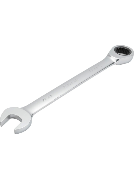 Комбинированный трещоточный ключ 22мм Gigant, Сталь Cr-V, 72 зуба, grf-128