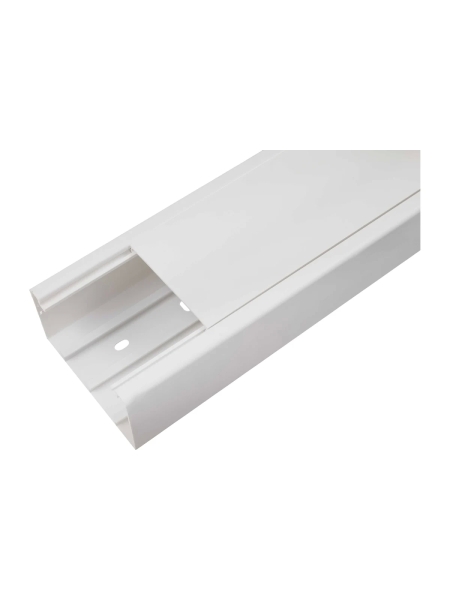 Кабель-канал с крышкой 100x55 белый, 2м Gigant 76002-2GI