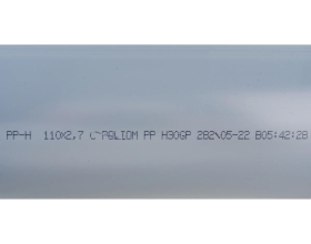 Труба для внутренней канализации Gigant Д110, L=1 м, толщина стенки 2.7 мм GSG-25