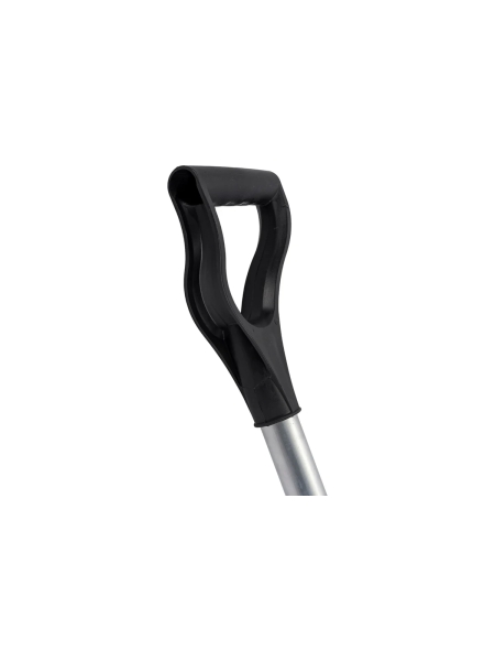 Пластмассовая лопата с алюминиевой планкой, алюминиевым черенком и V-образной ручкой Gigant IAG-002