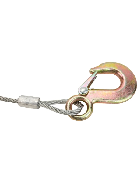 Ручная лебедка с двойным храповым механизмом Gigant 1т, Диаметр троса 11мм, длина троса 2,2м, GEW-20