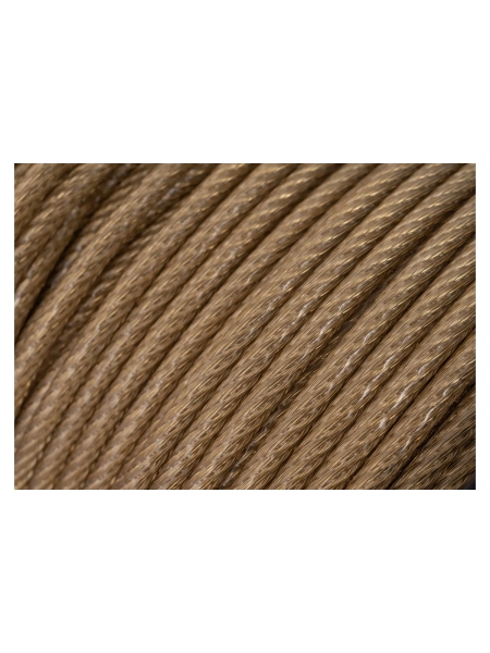 Стальной трос Gigant 5/6мм в ПВХ оплетке 100м латунированная GSC-010