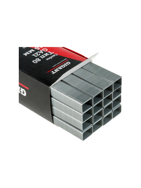 Скобы для пневматического степлера Gigant тип 80, 16 мм, 4800 шт. GS-80-16