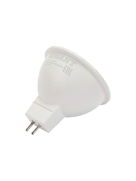 Светодиодная лампа Gigant GU5.3 5Вт 3000K MR16 380Лм G-GU5.3-5-3000K