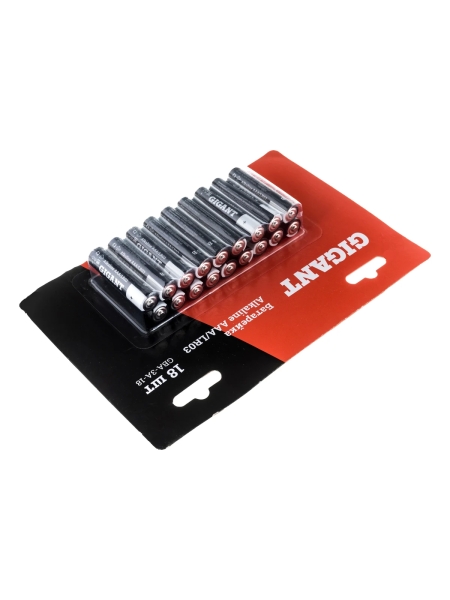 Батарейка Gigant Alkaline ААА/LR03 блистер 18 шт. GBA-3A-18