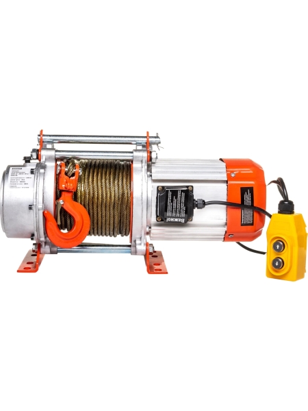 Электрическая лебедка Gigant 1000/2000 кг, 380 В, 30/15 м, Диаметр троса 6мм, GEW-05