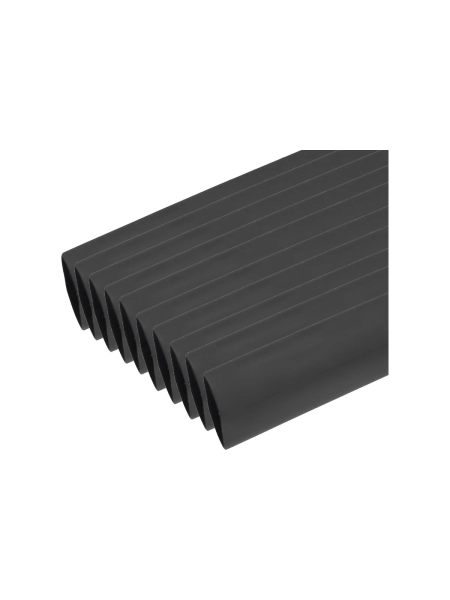 Трубка термоусадочная клеевая Gigant (3:1) 12/4, черная, 10шт по 1м G-80121