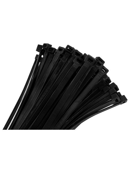 Нейлоновая хомут-стяжка 7,6х750 черная, 100 шт Gigant G/1/87