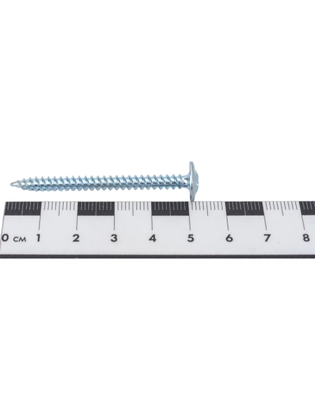 Саморезы Gigant 4,2x51, полусфера, острый, цинк, 200 шт. 123587