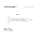 Саморезы Gigant 4,2x51, полусфера, острый, цинк, 200 шт. 123587