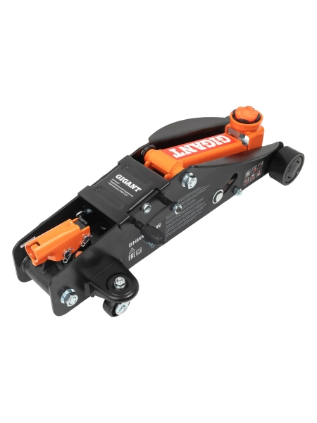 Подкатной гидравлический домкрат Gigant с фиксатором, 2,5т 140-385 мм, в кейсе GSJR-2,5T