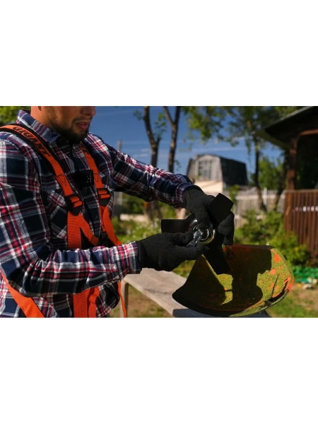 Бензиновый триммер 2,1 л.с., леска/нож, Gigant CG-KW02-520