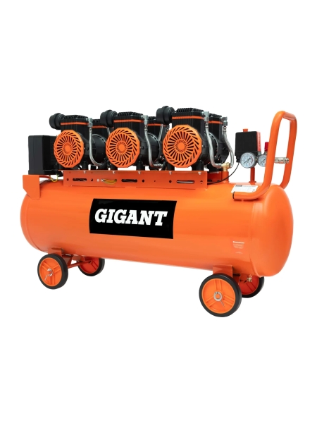 Безмасляный малошумный компрессор (120 л; 8 бар; 460 л/мин) Gigant GSWK-120/4200