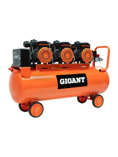 Безмасляный малошумный компрессор (120 л; 8 бар; 460 л/мин) Gigant GSWK-120/4200