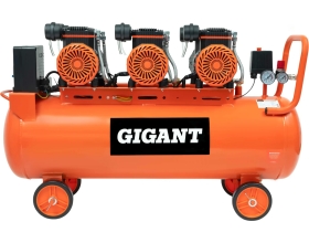 Безмасляный малошумный компрессор (120 л; 8 бар; 460 л/мин) Gigant GSWK-120/4200