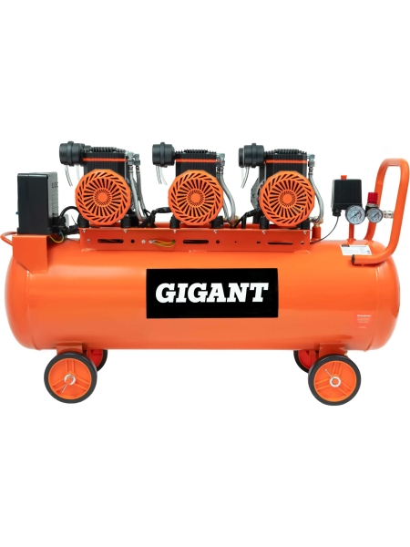 Безмасляный малошумный компрессор (120 л; 8 бар; 460 л/мин) Gigant GSWK-120/4200