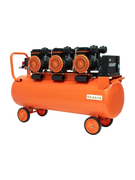 Безмасляный малошумный компрессор (120 л; 8 бар; 460 л/мин) Gigant GSWK-120/4200