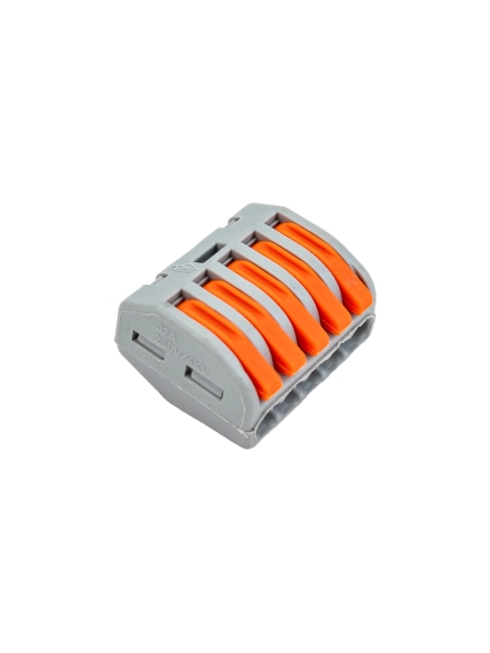 Пятипроводная клемма Gigant 5 шт/уп 0,08-2,5(4)мм² GCT-222-415-5