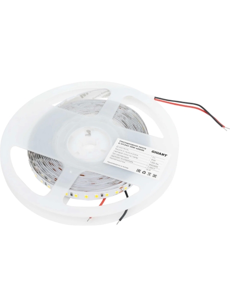 Светодиодная лента Gigant 5м, IP20, 1200Лм, 4000К G-HT24V-10W-4000K
