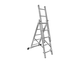 Трехсекционная лестница 5 ступеней Gigant L-03 3х5