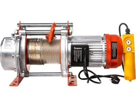 Электрическая лебедка Gigant 300/600 кг, 220 В, 30/15 м, Диаметр троса 6мм, GEW-07