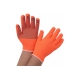 Утепленные акриловые перчатки Gigant с защитой от скольжения, 10 класс, сигнальный цвет GGW-10
